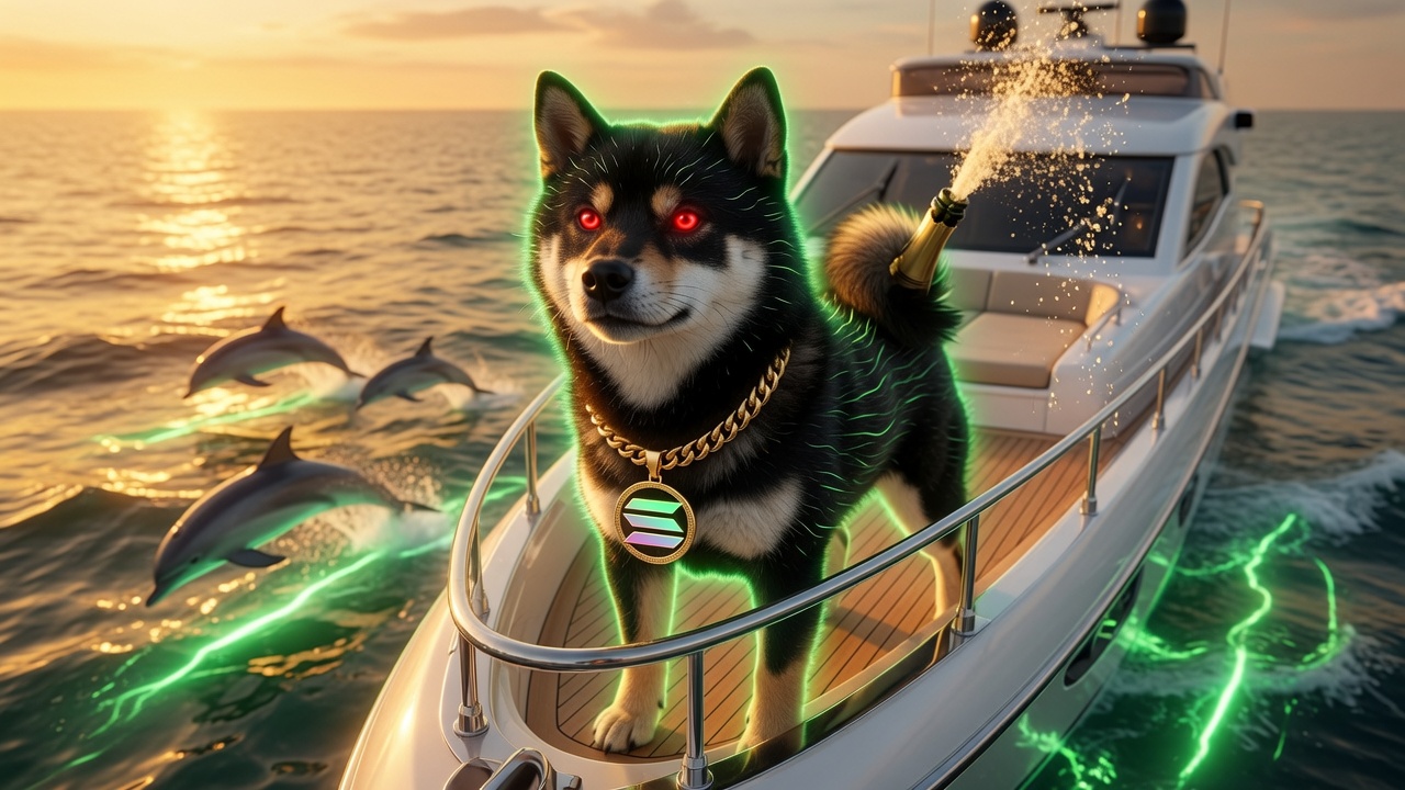 Black Shiba art