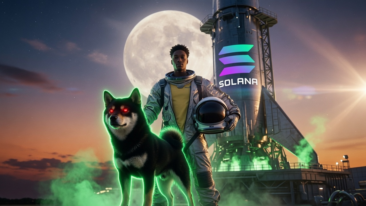 Black Shiba art