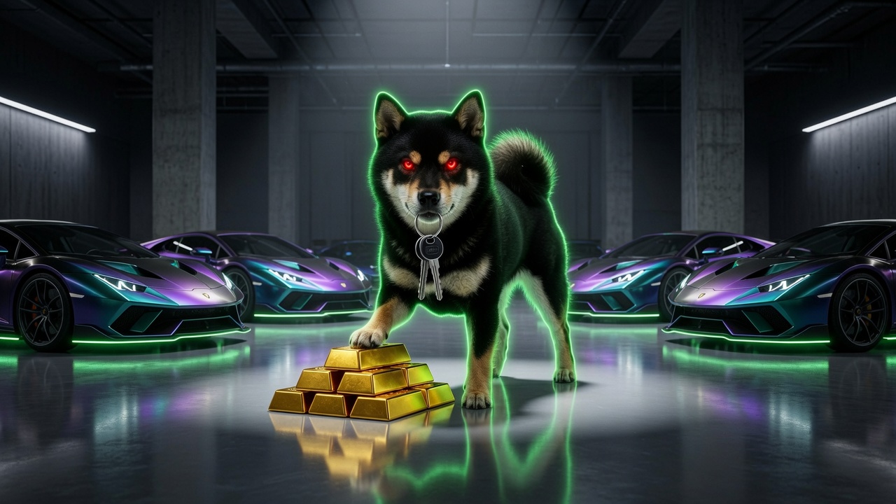 Black Shiba art