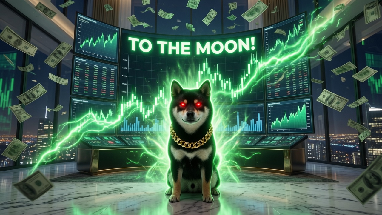 Black Shiba art