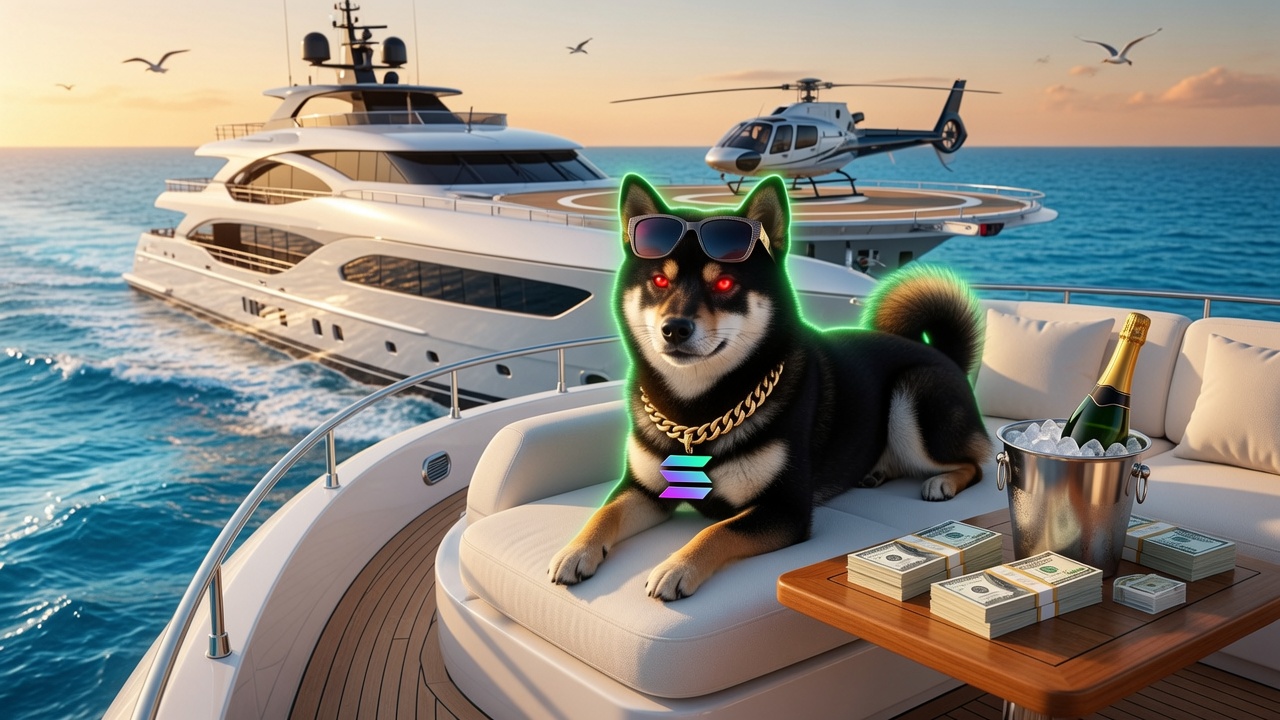 Black Shiba art