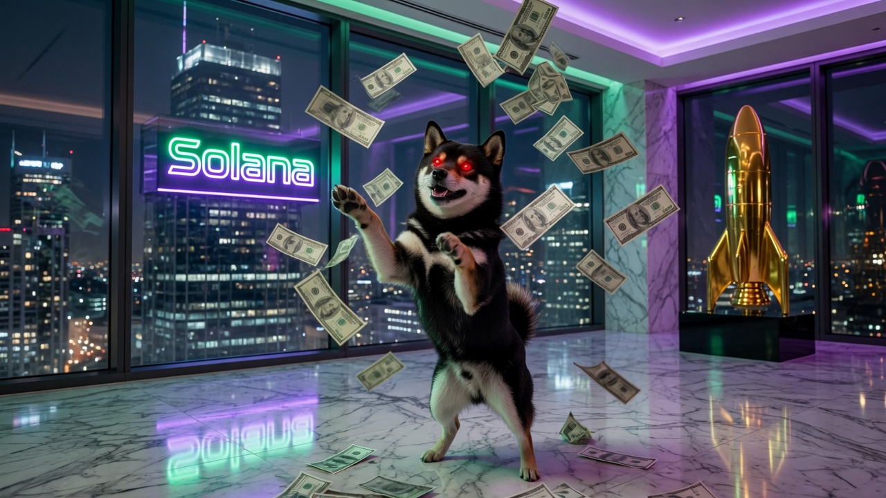 Black Shiba art