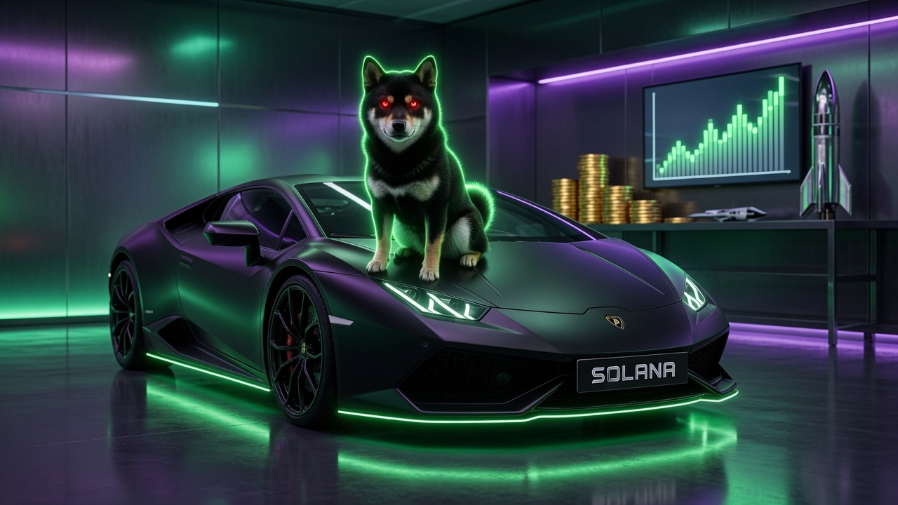 Black Shiba art