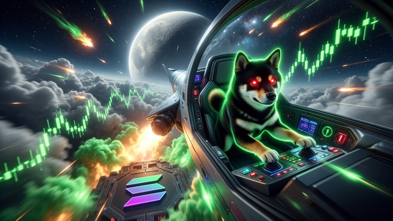 Black Shiba art