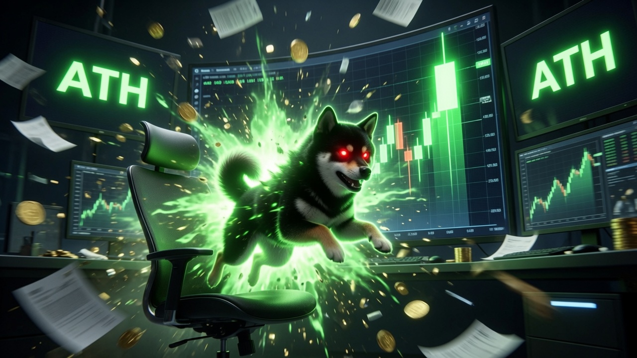 Black Shiba art